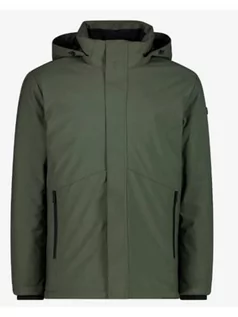 Kurtki męskie - CMP - Męska kurtka Snaps Hood, Man, Oil Green, 48 - grafika 1