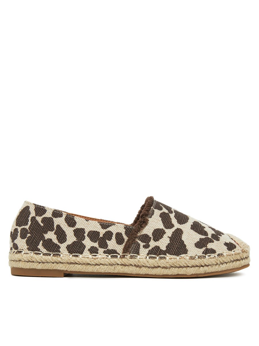 Deezee Espadryle Damskie Brązowy Q124-1
