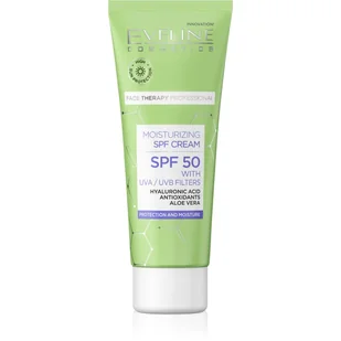Eveline Nawilżający krem SPF50 twarz, szyja, dekolt 30ml - Kremy do twarzy - miniaturka - grafika 1