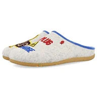 Kapcie damskie - HOT POTATOES Męskie kapcie Bray, szare, 44 EU - miniaturka - grafika 1