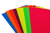 Dekoratorstwo - Tektura falista kolorowa fluo  10 szt. - miniaturka - grafika 1