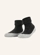 Skarpetki damskie - Falke Skarpety Antypoślizgowe Cosyshoe Z Wełny Merino grau - miniaturka - grafika 1