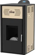 Piece i kotły grzewcze - Ferroli Ekologiczny termokominek opalany peletem BRETA 12KW - miniaturka - grafika 1