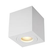 Lampy sufitowe - Zuma Line Spot LAMPA sufitowa QUARDIP SL ACGU10-160 kwadratowa OPRAWA metalowy downlight kostka cube do łazienki IP44 biała ACGU10-160 - miniaturka - grafika 1
