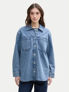 Tom Tailor Denim Kurtka jeansowa 1045967 Niebieski Regular Fit - Kurtki damskie - miniaturka - grafika 1