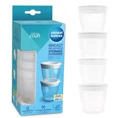 Akcesoria do karmienia - Canpol Babies BABIES Pojemniki do przechowywania mleka (4x180ml) - z bezpiecznych tworzyw bez BPA - miniaturka - grafika 1