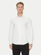 Koszule męskie - Calvin Klein Koszula K10K114298 Biały Slim Fit - miniaturka - grafika 1