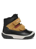 Buty dla chłopców - Geox Kozaki B Omar Boy Wpf B462DC 022FU C9154 M Czarny - miniaturka - grafika 1