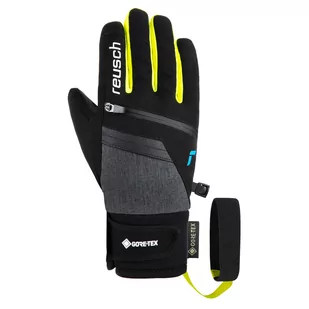 Dziecięce Rękawiczki REUSCH TRAVIS GORE-TEX JUNIOR 62/61/302/7686 – Czarny - Odzież trekkingowa męska - miniaturka - grafika 1
