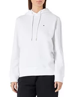 Bluzy damskie - Tommy Hilfiger Damska bluza z kapturem, biały (Optic White), M - miniaturka - grafika 1