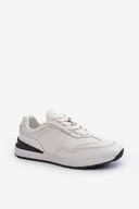 Sneakersy męskie - Sneakersy Męskie Skórzane BIG STAR NN174288 Białe-41 - miniaturka - grafika 1