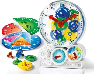 Clementoni Clementoni, Clock How Is Work, Construction Set, 61763, Unisex, 8+ years Unisex - Zabawki interaktywne dla dzieci - miniaturka - grafika 1