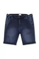 Spodnie i spodenki dla chłopców - BOSS szorty jeansowe dziecięce kolor niebieski - Boss - miniaturka - grafika 1