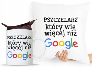 ZESTAW PODUSZKA + KUBEK DLA PSZCZELARZA BARTNIK z Nadrukiem ze Zdjęciem - Gadżety dla niej i dla niego - miniaturka - grafika 1