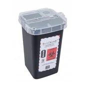 Pozostałe akcesoria kosmetyczne - Poniks Pojemnik Kosz Na Zużyte Żyletki Ostrza - miniaturka - grafika 1