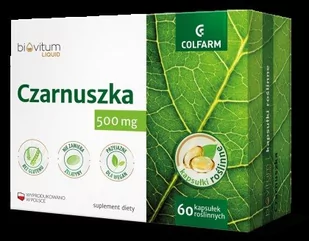 Colfarm Biovitum Liquid Czarnuszka, 60 kapsułek, 3556061 - Zioła - miniaturka - grafika 1