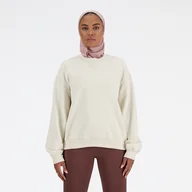 Bluzy damskie - Bluza damska New Balance WT41500LIN  beżowa - miniaturka - grafika 1
