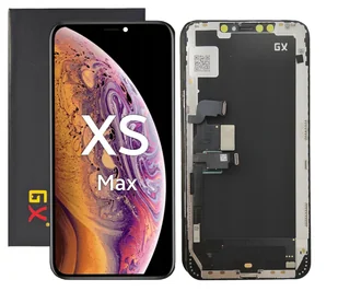WYŚWIETLACZ EKRAN LCD DO IPhone XS MAX OLED GX - Części serwisowe do telefonów - miniaturka - grafika 1