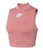 Koszulki i topy damskie - NIKE AIR TOP W PRĄŻKI RÓŻ RIB CROP CZ9341630 r. XS - miniaturka - grafika 1