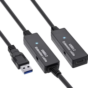 InLine InLine® USB 3.2 Gen.1 active extension, USB-A male to USB-C female, 10m - Kable komputerowe i do monitorów - miniaturka - grafika 1