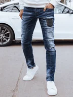 Spodnie męskie - Spodnie męskie jeansowe niebieskie Dstreet UX4296-30 - miniaturka - grafika 1