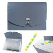 Teczki i skoroszyty - Teczka harmonijkowa składana organizer z gumką A4 13 przegródek BIURFOL - miniaturka - grafika 1