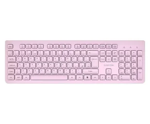 CANYON HKB-W01 UK/US AAA Bezprzewodowa różowa CNS-HKBW01P - Klawiatury - miniaturka - grafika 1