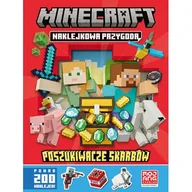 Książki edukacyjne - Minecraft. Naklejkowa przygoda. Poszukiwacze skarbów - miniaturka - grafika 1