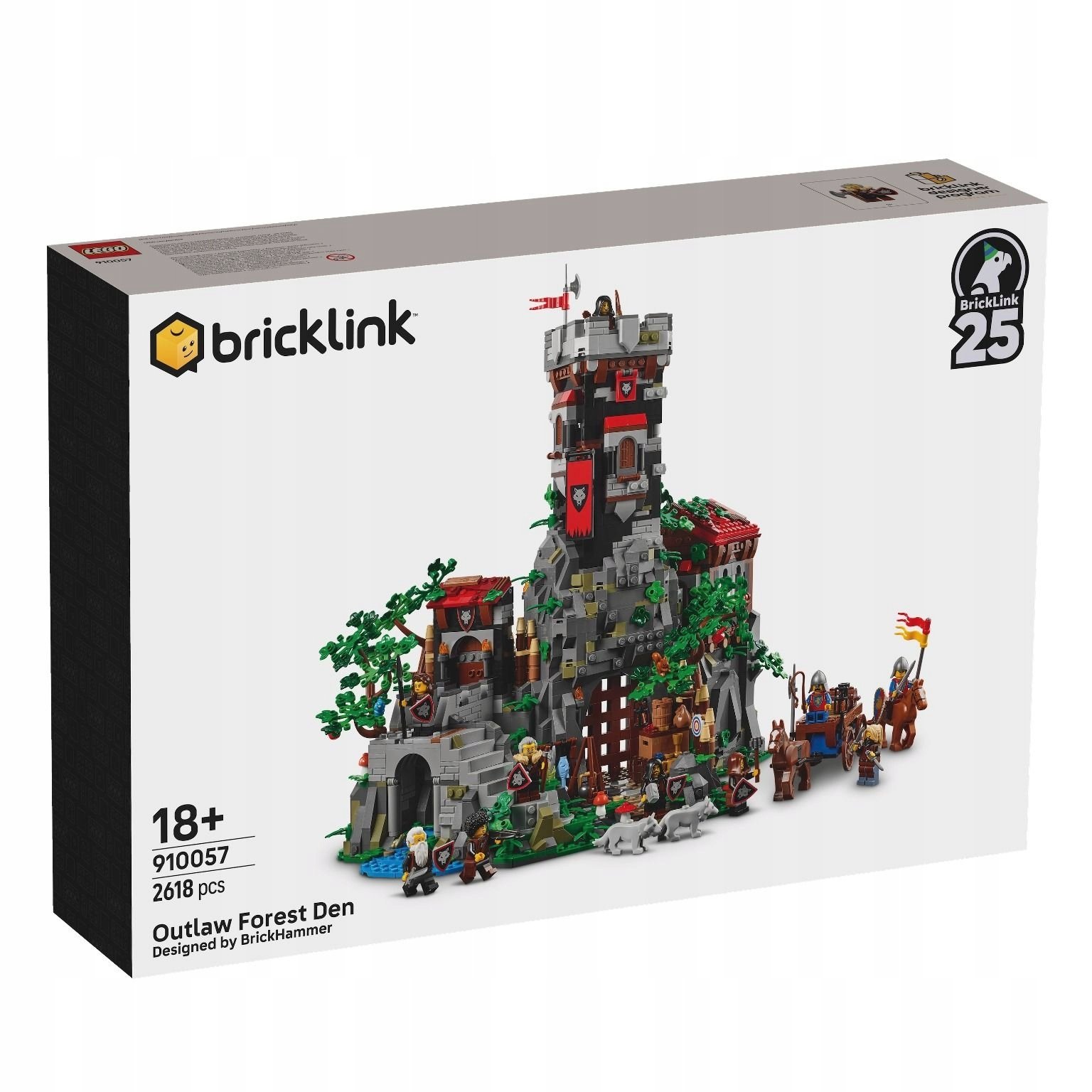 Lego Bricklink 910057 Leśna kryjówka rozbójników
