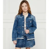 Kurtki i płaszcze dla dziewczynek - Guess Kurtka jeansowa Oversize fit - miniaturka - grafika 1