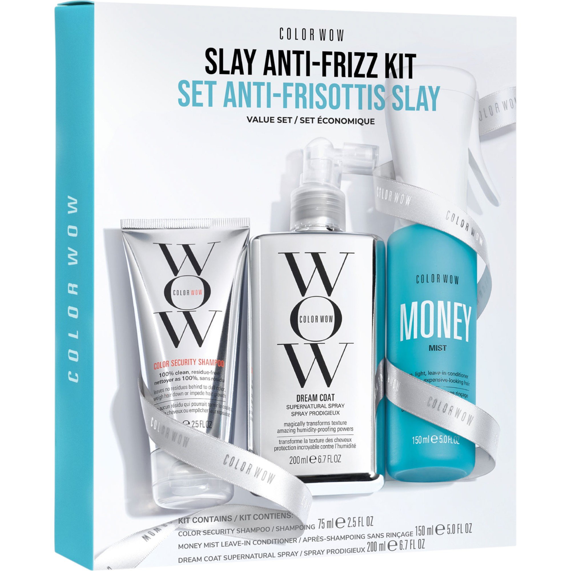 Color Wow zestaw: Slay Anti-Frizz