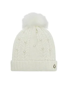 Guess Czapka J3BZ05 Z39H0 Écru - Czapki dla dzieci - miniaturka - grafika 1