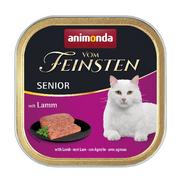 Mokra karma dla kotów - Animonda Vom Feinsten Senior Kot jagnięcina 100g karma dla kotów starszych - miniaturka - grafika 1