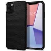 Etui i futerały do telefonów - Spigen Etui Liquid Air na Apple iPhone 11 Pro czarne SPN408BLK - miniaturka - grafika 1