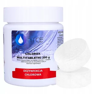 CHLOR Multi Tabletki 200g Chemia Basenu NTCE 0,4kg - Akcesoria do basenów - miniaturka - grafika 1