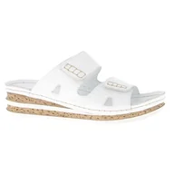 Klapki i japonki damskie - Andrea Conti Klapki damskie, biały, 36 EU - miniaturka - grafika 1