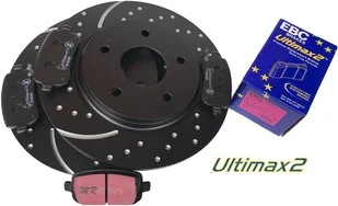 Tylne klocki Ultimax2 + NAWIERCANE NACINANE tarcze hamulcowe 305mm EBC seria GD Volkswagen Routan - Tarcze hamulcowe - miniaturka - grafika 13