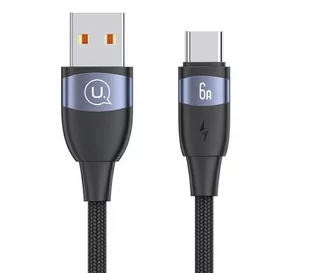 USAMS SJ630USB01 USB do USB-C 1,2m Czarny - Kable USB - miniaturka - grafika 1