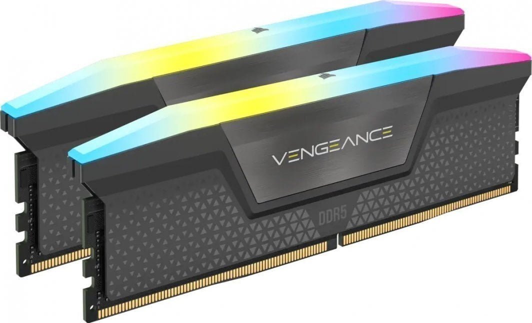 Pamięć Corsair Vengeance RGB, DDR5, 32 GB, 6000MHz, CL38 CMH32GX5M2B6000Z38