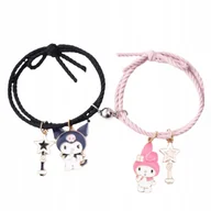 Bransoletki - Zestaw 2 bajkowych bransoletek z uroczymi zawieszkami - miniaturka - grafika 1