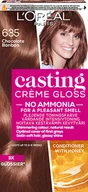 Farby do włosów i szampony koloryzujące - Loreal Casting Creme Gloss 635 Chocolate Candy - miniaturka - grafika 1
