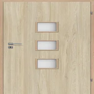 Drzwi wewnętrzne - Drzwi wewnętrzne pokojowe Lea Bis dąb bursztynowy 80 prawe Classen 5905612072511 - miniaturka - grafika 1