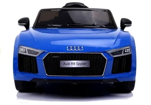 Auto na Akumulator Audi R8 Niebieskie Lakierowane - Pojazdy elektryczne dla dzieci - miniaturka - grafika 5
