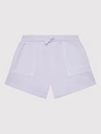 Spodenki damskie - Guess Szorty sportowe J2GD01 KB4O0 Fioletowy Regular Fit - miniaturka - grafika 1