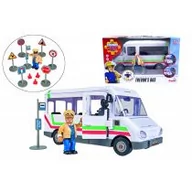 Samochody i pojazdy dla dzieci - Simba Strażak Sam Autobus Trevora z figurką 109251073038 725337 - miniaturka - grafika 1