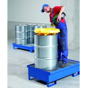 Wanna wychwytowa metalowa na 2 beczki 200L 120x80cm - Beczki - miniaturka - grafika 4