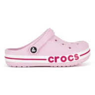 Buty dla dziewczynek - CROCS BAYABAND CLOG K 207019-6TG Różowy - miniaturka - grafika 1