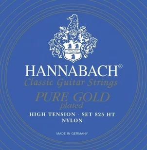 Hannabach 652625 Klassikgitarrensaiten Serie 825 High Tension Spezialvergoldung - A5 652625 - Struny gitarowe  - miniaturka - grafika 1