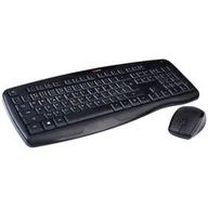 Zestawy myszka + klawiatura - Klawiatura i mysz C-Tech WLKMC-02, CZ/SK (WLKMC-02) Czarna - miniaturka - grafika 1