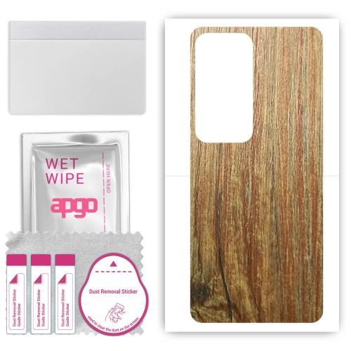 folia naklejka skórka strukturalna na TYŁ do Vivo S18 Pro - Drewno Sosna Antyczna - apgo SKINS